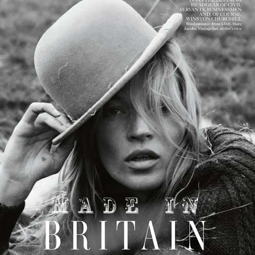 Made in Britain Style mit Melone und Kate Moss